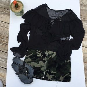NWT Sheer crop top